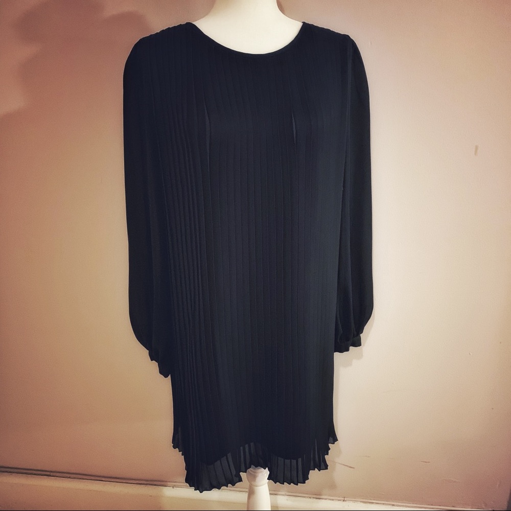 ASOS trapeze black mini dress